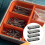Screw Organizer Box 4Compartment with Lid Plastic Hardware Storage for Screws and Nails Black 4
