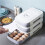 Egg Storage Container Drawer Style Refrigerator Egg Holder for Dumplings and Small Foods 3