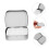 Nail Art Storage Box Clear Grid Bead Organizer Transparent MultiUse Container for Charms 3