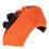 Adjustable Mesh Bulldog Muzzle for Pugs Chihuahuas, Orange L 12