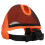 Adjustable Mesh Bulldog Muzzle for Pugs Chihuahuas, Orange L 14