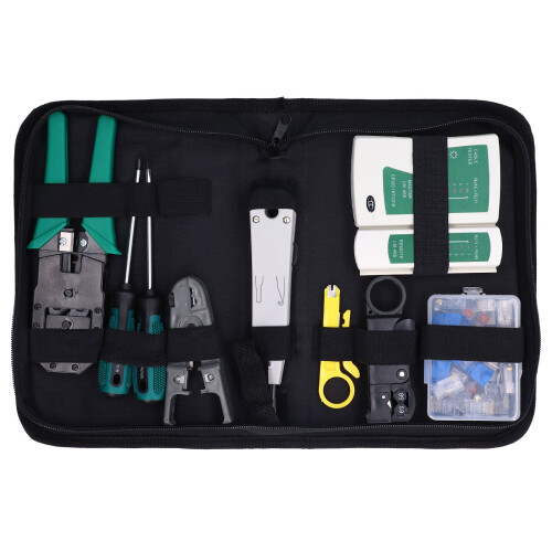 Network Cable Tool Kit 2KT-2172 with Wire Cutter & Tester 1