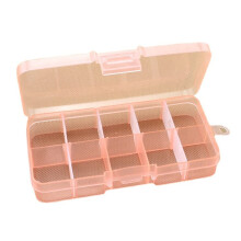 Parts Organizer Box with 10 Detachable Compartments for Beads Jewelry and Small Hardware Storage