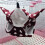 3-Layer Soft Plush Small Animal Hamper 30x30cm Wine Red 4