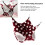 3-Layer Soft Plush Small Animal Hamper 30x30cm Wine Red 5