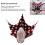 3-Layer Soft Plush Small Animal Hamper 30x30cm Wine Red 6
