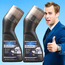 Car Anti Fog Agent and Wax Polish Spray Kit with Applicator for Windshield, Mirrors, LongLasting Shine