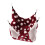 3-Layer Soft Plush Small Animal Hamper 30x30cm Wine Red 14