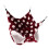 3-Layer Soft Plush Small Animal Hamper 30x30cm Wine Red 15