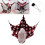3-Layer Soft Plush Small Animal Hamper 30x30cm Wine Red 16