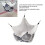 Small Pets Hamster Hammock 30x30cm Warm Linen Plush Bed 8