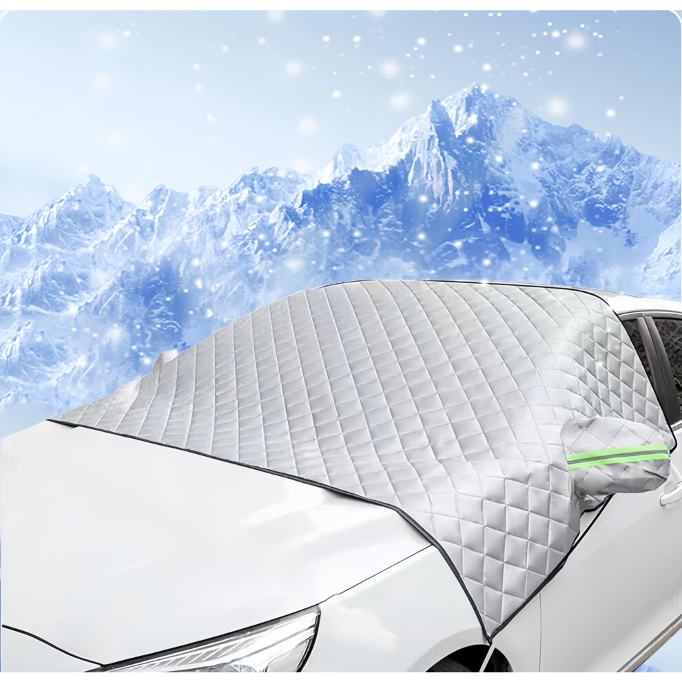 Car Windshield Snow Cover 230X145cm, Winter Frost Protector With Mirror Covers, AllâWeather Windproof Fit For Toyota Echo Estima Etios 9073542756354