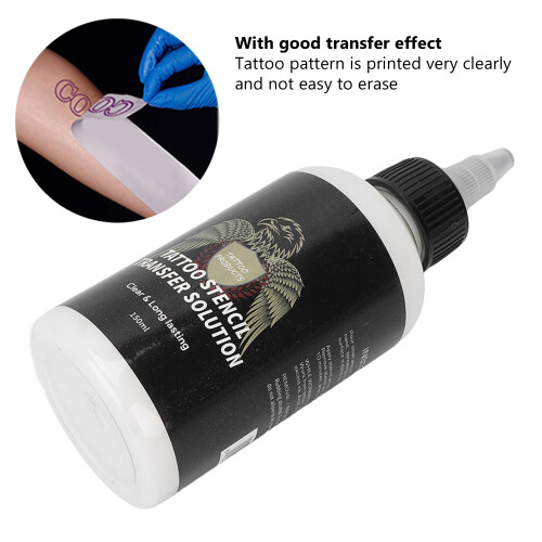 Professional Clear Tattoo Transfer Cream 150g - Easy Pattern Transfer 2