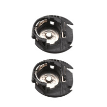 2pcs Sewing Machine Bobbin Case Set, Metal Replacement for Household Use, Reliable Thread Control