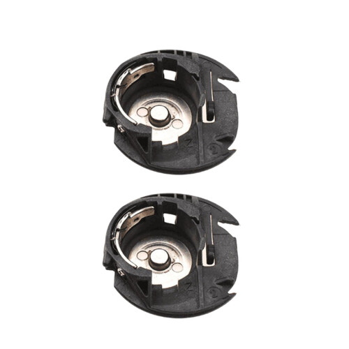2pcs Sewing Machine Bobbin Case Set, Metal Replacement for Household Use, Reliable Thread Control