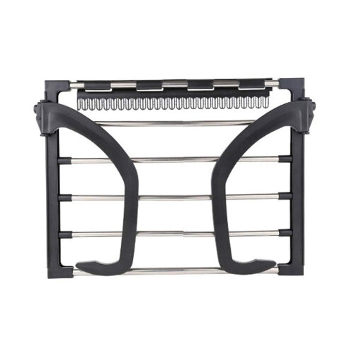 Folding Clothes Drying Rack MultiFunction Balcony Towel and Shoe Storage SpaceSaving Design