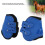 2 Stück PU-Neopren Pferdebein-Schützer Hinterbeine Schutzgamaschen Blau M 4