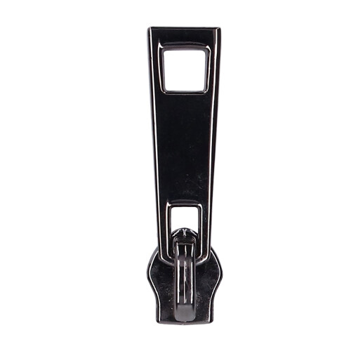 5Pcs Alloy Zipper Sliders DIY Replacement Pack Black 3.3cm 1
