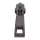 5Pcs Alloy Zipper Sliders DIY Replacement Pack Black 3.3cm 3