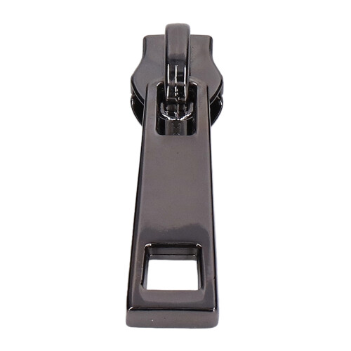 5Pcs Alloy Zipper Sliders DIY Replacement Pack Black 3.3cm 2