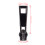 5Pcs Alloy Zipper Sliders DIY Replacement Pack Black 3.3cm 9