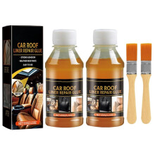 Car Headliner  Glue 100ml 2pcs, Fast Setting Clear Bond, Heat Resistant Waterproof Fabric Upholstery Adhesive