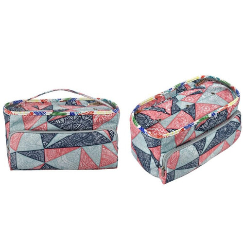 Large Capacity Yarn Storage Bag with Transparent Window and MultiPocket Knitting Tote Organizer 2