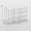 Transparent Plastic Drawer Organizer with 9 Compartments, SpaceSaving Desktop Storage Box 2