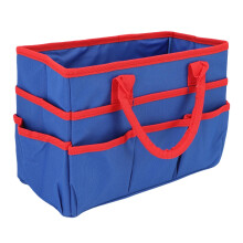 Craft Bag with 10 Pockets and Detachable Bottom Board, Sewing Supplies Organizer for Travel and Home