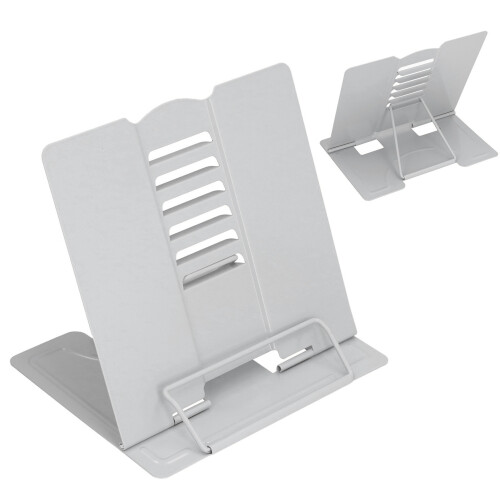 Ergonomic Adjustable Book Holder, Foldable, Beige, 22 x 20cm
