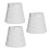 3Pcs E14 Small Light Shades, 14x13x9cm, Bright Surface, Clip-On 2