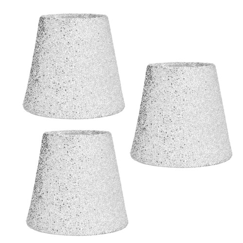 3Pcs E14 Small Light Shades, 14x13x9cm, Bright Surface, Clip-On 1
