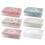 Clear Double Layer Storage Box with Handle, Stackable Organizer for Crafts, Stationery and Scrapbooking 4