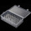 Embroidery Thread Organizer 4 Pack Clear 42 Slot Sewing Thread Storage Box Spool Holder 3