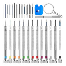 Precision Screwdriver Set 0.6-2.0mm Metric Flat  Screwdriver for Watch Eyeglasses Jewelry Work Electronics Repair