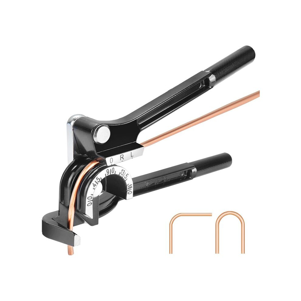 Tube Bender -180 Degree 3 In 1 Pipe Bender Suitable For Bending 1/4Inch 5/16Inch 3/8Inch Od Copper,Brass & Steel Pipes 6033699399333