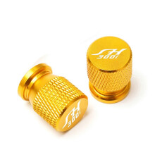 Motorcycle Valve Caps Gold for Honda SH125 SH150i SH300i SH350i Leak Proof Tire Stem Covers