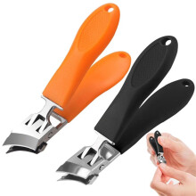 Wide Jaw Opening Anti- Slanted Nail Clipper,No Nail Trimmer for Men,Slanted Nail Clippers,2pcs Ingrown Nail