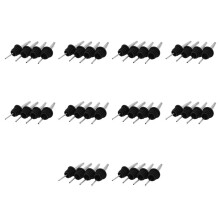 40Pcs Stainless Steel Whisky Liquor Oil Wine Bottle Pourer Cap Spout Stopper Mouth Dispenser Bartender Home Bar Party