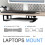 Under Desk Laptop Mount Sturdy with Screw Metal Notebook Space Saving Under Table Notebook Organizer Support 4