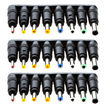 3 Set 8 Jack Power Plug Converter Universal