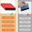 Wallpaper Tools Wallpaper Smoothing Tool Kit Removable Wallpaper Peel and Stick Contact Paper Application Tools 3