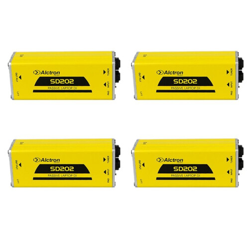 4X Alctron SD202 Passive DI Box Impedance Conversion DI BOX Electric Guitar Direct Connection Box Effect