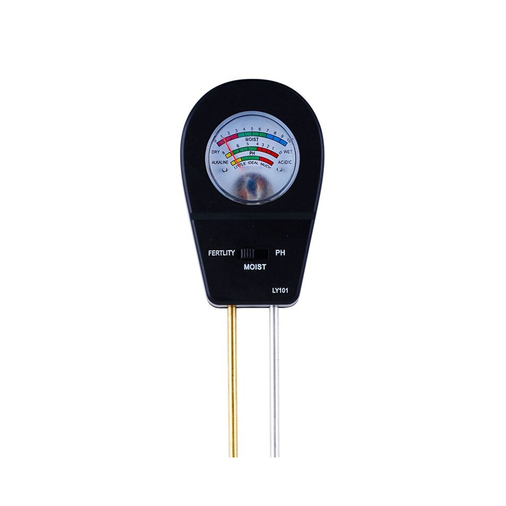 Soil Tester Soil Moisture Meter Soil Ph Tester Test Soil Fertility Suitable For Garden Lawn Care Greenhouse Plants Black 4711528179982
