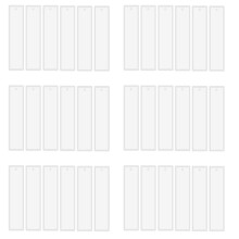 36 Pcs 5.7 Inch Rectangle Silicone Bookmark Mold DIY Bookmark Mould Making Epoxy Resin Jewelry  Transparent Mold