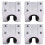 4pcs SBR10UU Carriage Block Bearings for SBR10 Linear Support Rail CNC Router 1