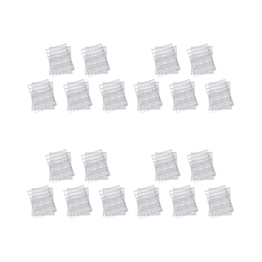 Photos - File Folder / Lever Arch File Zandona 40 PCS 42 Pockets Clear Coin Holders Folder Sheets Storage Cash Money Collection Album PVC Albums Collecting 