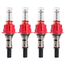 Underfloor Heating Manifold Flow Meter-Regulator Precision Heat Control Device(3/8 X 4pc)