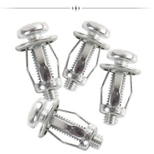 40 Peças M5X25 Jack Nuts Car Metal Screw Petal Nuts com Parafuso para Parede Oca Ferro Pele
