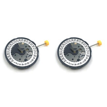 2X 6 Hands Single Calendar Date At 4 O'Clock Quartz Replacement Movement for RONDA Z60 Watch Spare Parts with Battery